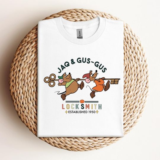 Discover Disney Jaq and Gus Shirt, Cinde Mice Shirt, Disney Locksmith Shirt, Disney Trip Shirt, Disneyland Vacation Shirt, Disneyworld Shirt
