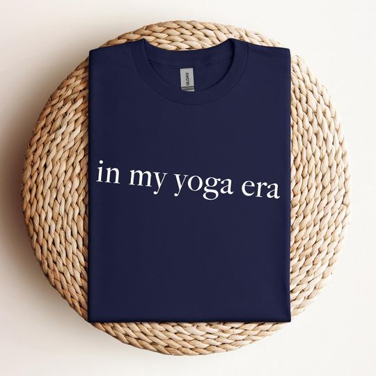 In My Yoga Era Shirt, Yoga Lover Tee, Fitness Workout Shirt, Yoga Mom Shirt, Meditation Tee, Wellness Gift