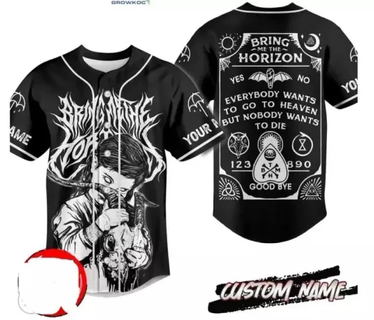 Bring Me The Horizon Everybody Wants To Go To baseball jersey