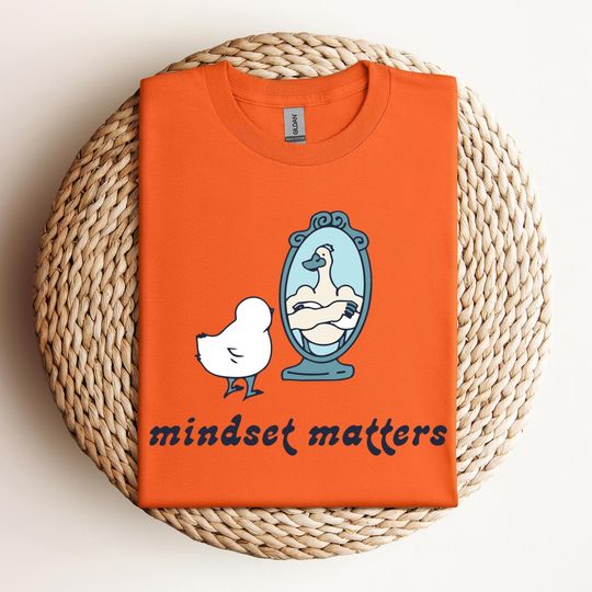 Discover Mindset Matters Funny Mental Health Shirt Duck Shirt Silly Goose Shirt Manifest Shirt