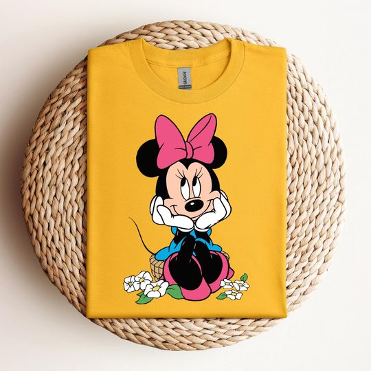 Discover Minnie Easter Day Tee, Disney Easter Vibes Shirt, Disney Easter Eggs Shirt, Magical Castle Easter, Disneyland Trip Outfit, Disney Ears