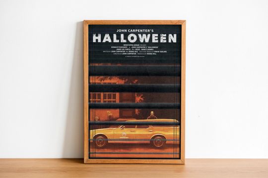 Halloween 1978  Classic Horror Movie Poster  Iconic Michael Myers Art