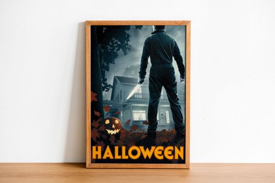 Halloween 1978  Classic Horror Movie Poster  Michael Myers, Vintage Slasher Film