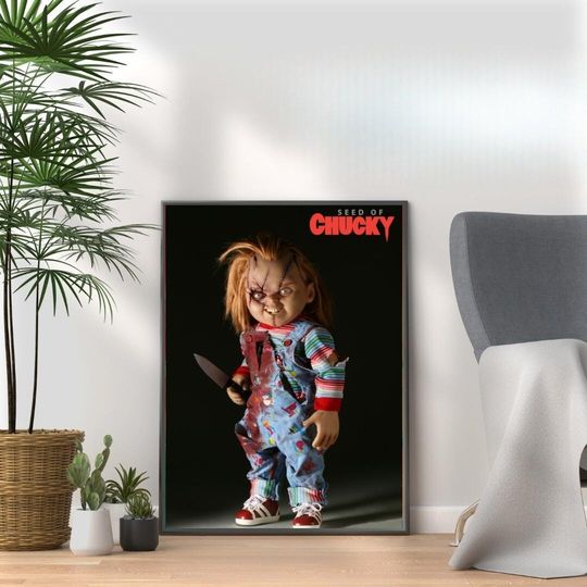 Chucky Horror Movie Poster Print: Vintage Scary Film Art