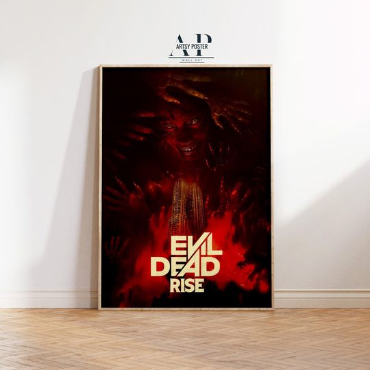 Evil Dead Rise Movie Poster - Horror Film Print, Latest Installment Wall Art, Scary Movie Decor, Gift for Horror Fans
