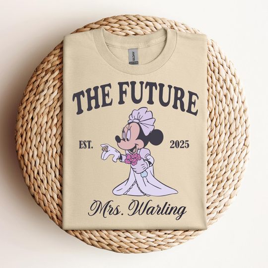 Discover Minnie Bride Baby Tee, Future Mrs Baby Tee, Disney Bachelorette Party Tee, Just Married T-shirt, Fiancee Shirt, Wifey Shirt