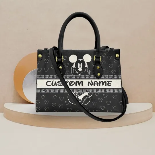 Discover Personalized Mickey Mouse Leather Handbag for Cartoon Lovers