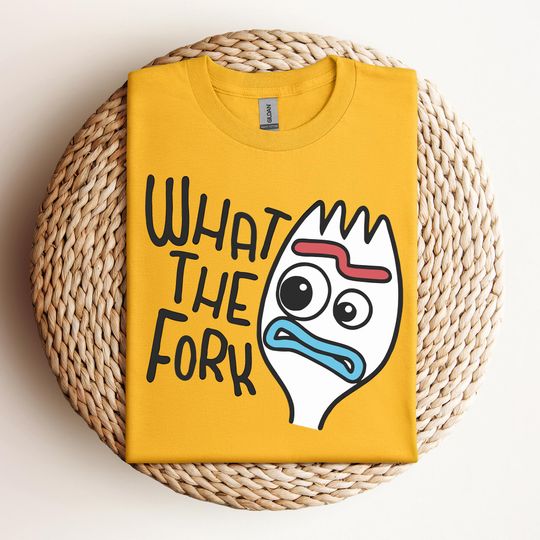 What The Fork Portrait Shirt, Toy Story Forky Shirt, Pixar Toy Story Tee, Toy Story Character T-Shirt, WDW Magic Kingdom Disney Family Trip