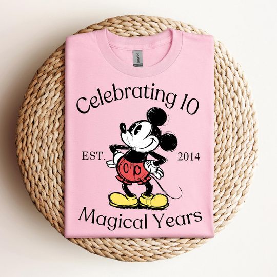 Discover Disney Anniversary Shirt, Mickey Husband Wife Celebration Tee, Disneyland Marriage Anniversary Couple Shirt, Disney Valentines Day Shirt