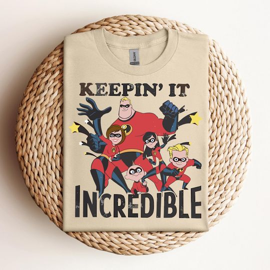 Discover Disney Incredibles Keepin It T-Shirt, Disneyland Family Matching Shirt, Magic Kingdom, WDW Epcot Theme Park