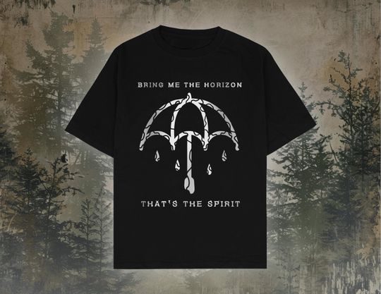 Bring Me The Horizon That's The Spirit Album T-Shirt, BMTH Logo Umbrella Tee
