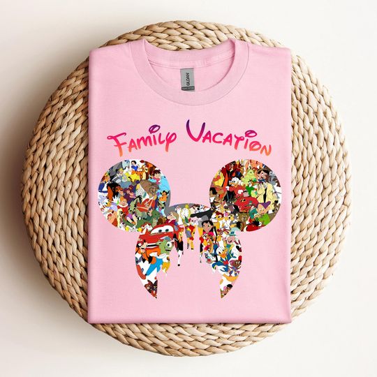 Family Vacation T-shirt, Disney Mickey & Friends Vacation Shirt, WDW Family Vacation Tee, Disney Trip Shirt, Disney Magical Tee