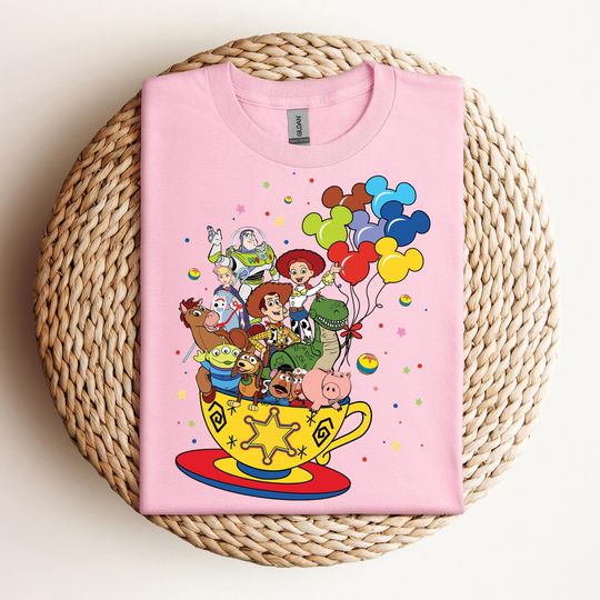Discover Retro Toy Story Friends Shirt, Balloon Shirt, Toy Story Characters Shirt, Magic Kingdom Tee Great Gift Ideas Men Women