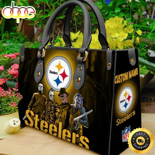 Discover Pittsburghs Team_Steelers Leather Bag, Sport Horror Leather Bag, Unisex Bag