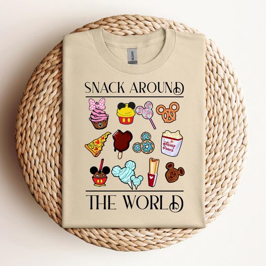 Discover Snacking Around The World Shirt, Disney Snacks Shirt, Disney Family Shirt, Disney Vacation Shirt, Disney Matching Shirt, Disney Trip Shirt