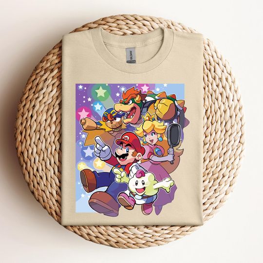 Super Mario Friends Shirt, Super Mario Character Shirt, Mario & Friends Race Shirt, Super Mario Shirt, Mario Bros Shirt
