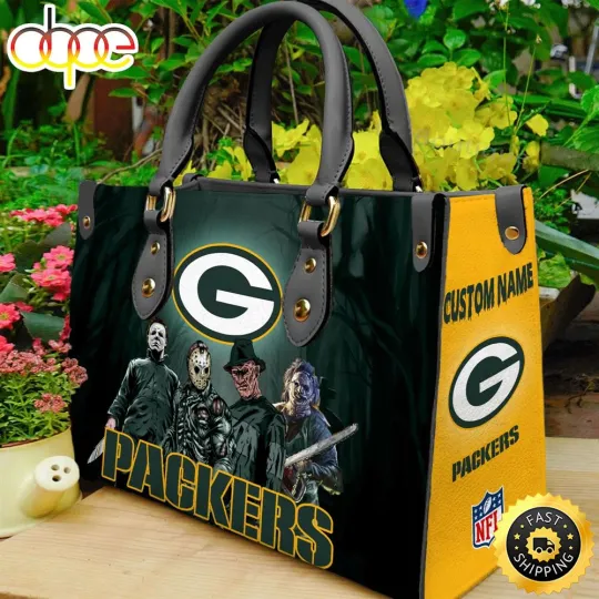 Discover Greenbays Team Packers Leather Bag, Sport Horror Leather Bag, Unisex Bag
