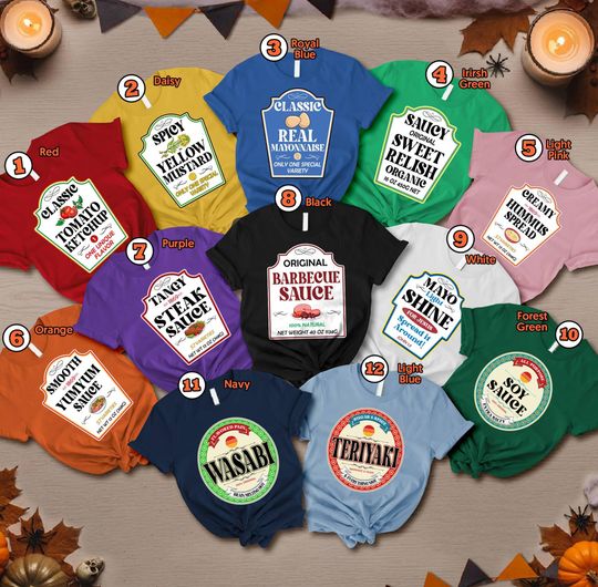 Discover Halloween Hot Sauce Costume,Taco Sauce Matching Shirt,Sauce Group Shirt,Teacher,Office Christmas Party,School Group Costume,Halloween Outfit