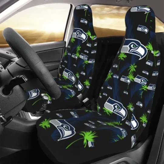 Discover Seattle Football Team Seahawks Car Seat Covers