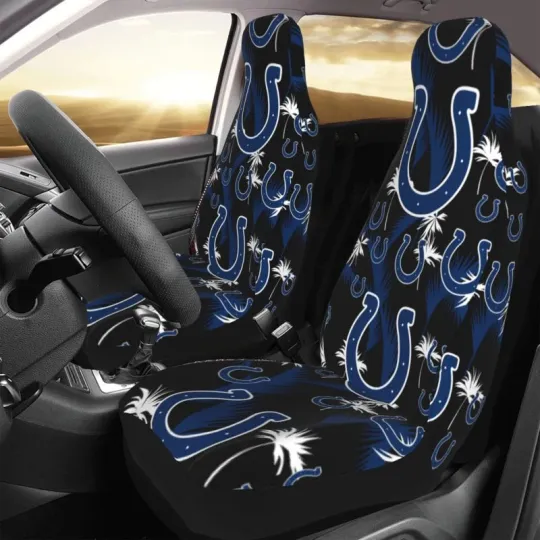 Discover Indianapolis Football Team Colts Car Seat Covers