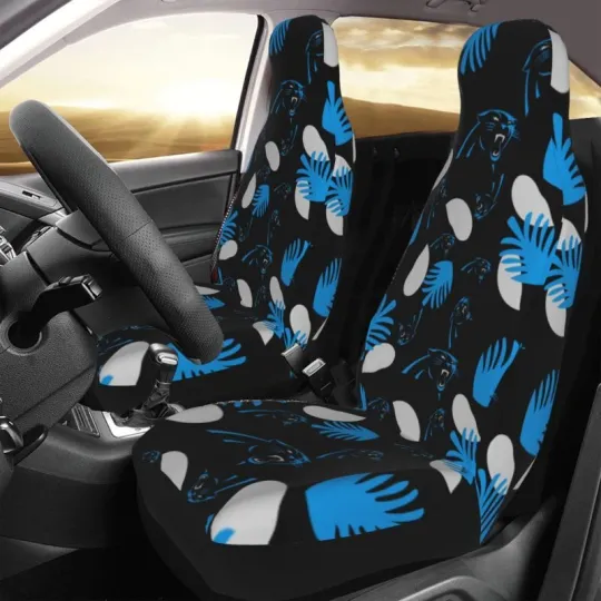 Discover Carolina Football Team Panthers Car Seat Covers