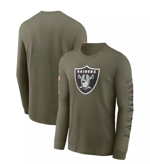 Las Vegas Raiders Salute to Service Long Sleeve T-Shirt