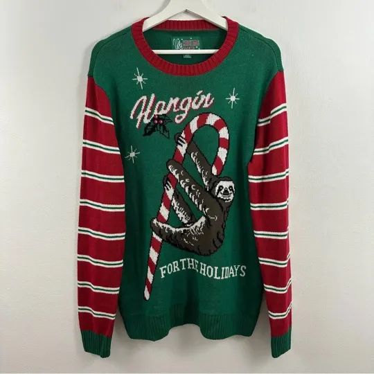 Discover Ugly Christmas Sweater  Hangin For The Holiday Women's Size M
