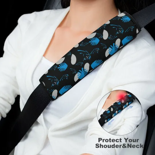 Carolina Football Team Panthers Car Seat Belt