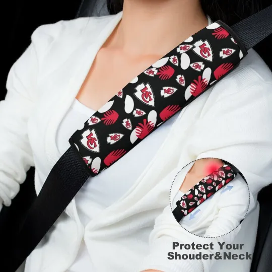 Discover Kansas City Chiefs Car Seat Belt