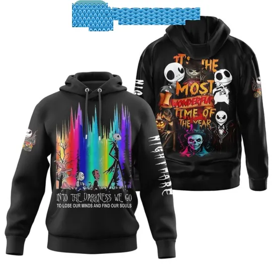 Discover Jack Skelington Halloween Its The Most Wonderful Time Of The Year Hoodie