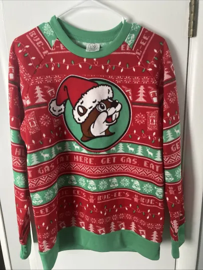 Discover BUC-EE'S Beaver Snowman Christmas Holiday Ugly Sweater Womens Size XSmall EUC