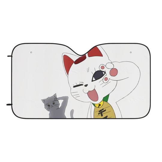 Car Sun Shade Anime Dandadan , Car Accessories, UV Protection, Gift for Car Lovers, Custom Car Shade