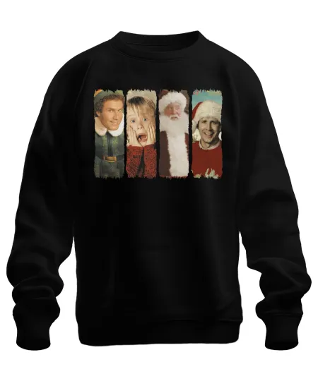 Discover Christmas Movies Vintage Retro Boys of Winter Sweatshirt