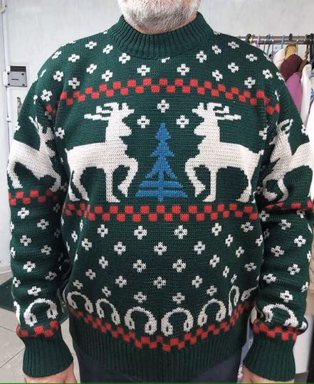Discover UGLY SWEATER, Men's woolen sweater, Mens Ugly Sweaters, Man Christmas Sweater, Handknit sweater men, Knitted sweater, Custom order