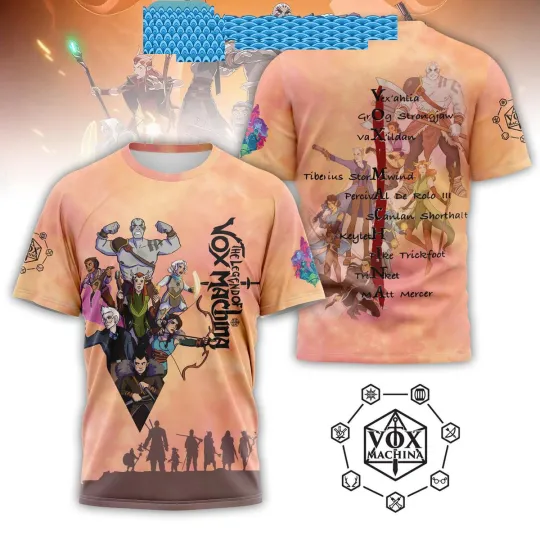 Discover The Legend Of Voox Machina Word Puzzle Voox Machina Hoodie T-Shirt