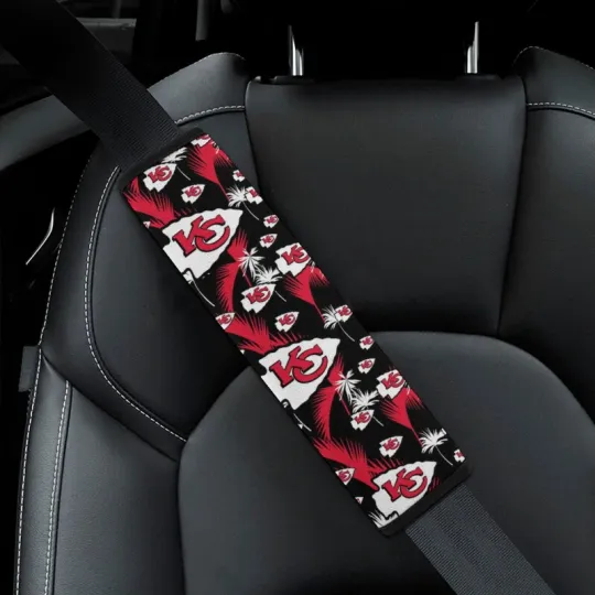 Discover Kansas City Football Team Chiefs Car Seat Belt