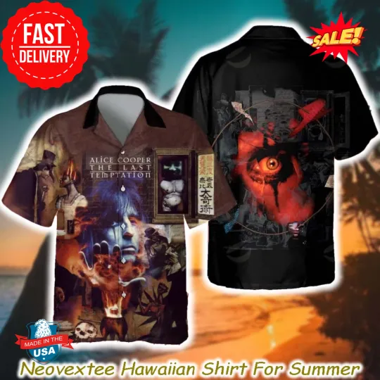 Alice Cooper The Last Temptation Hawaiian Shirt for Fans Summer Aloha Music