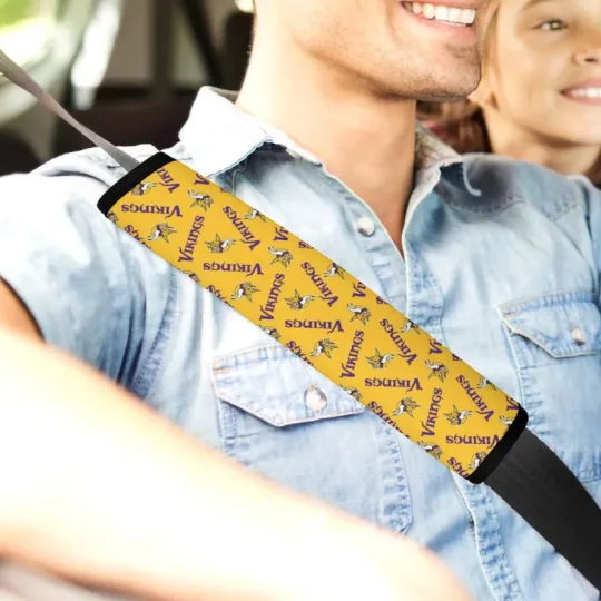 Discover Minnesota Football Team Vikings Car Seat Belt