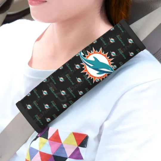 Discover Miami Football Team Dolphins Car Seat Belt