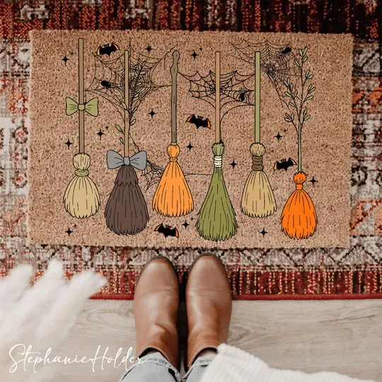 A Girls Gotta Have Options Doormat, Halloween Welcome Doormat, Halloween Fall Autumn Doormat, Spooky Season Doormat