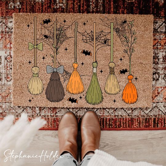 Discover A Girls Gotta Have Options Doormat, Halloween Welcome Doormat, Halloween Fall Autumn Doormat, Spooky Season Doormat, Feeling Witchy Doormat