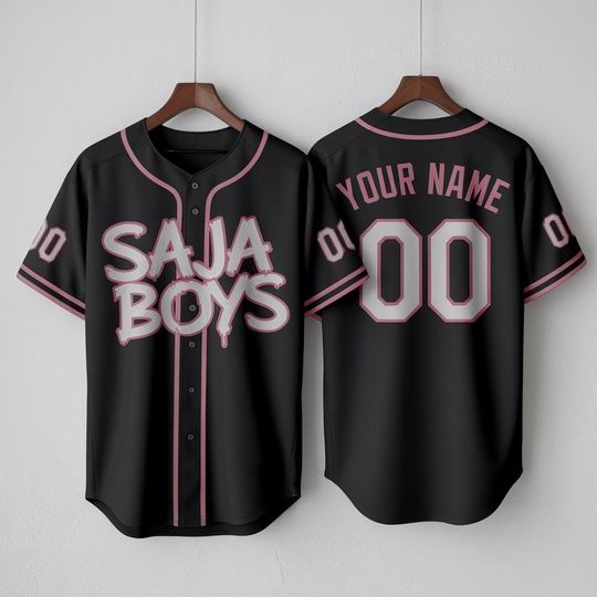 Discover Saja Boys Baseball Jersey, Kpop Demon Hunters Baseball Jersey, Kpop Saja Boys Merch