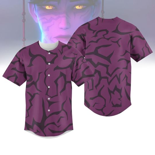 Kpop Demon Hunters Abby Saja Baseball Jersey, Men Black Shirt, Abby Saja Baseball Shirt