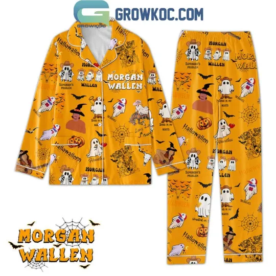 Wallen Western Sand In My Boot Halloween Polyester Pajamas Set