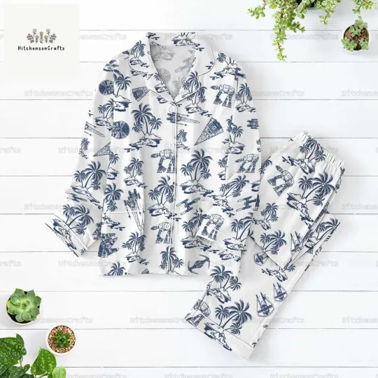 Discover Disney Star Wars Pajamas Set, Star Wars Shirt, Star Wars Holiday Pajamas, Star