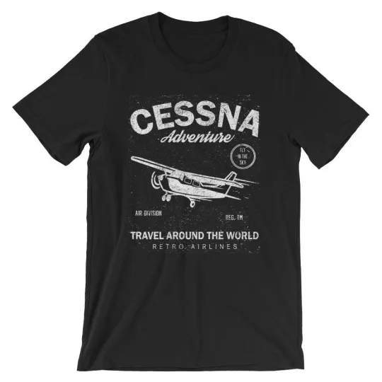 Discover Cessna T-Shirt Airplane Pilot