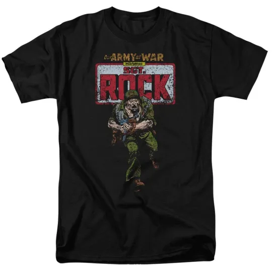 Discover Sgt Rock T-Shirt DC Comics Men’s