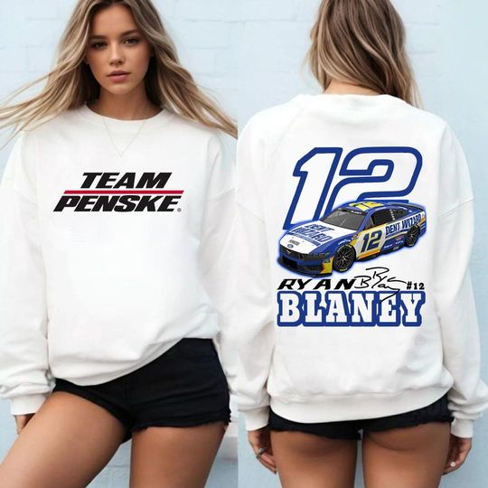 Discover Ryan Blaney 2025 NASCAR Sweatshirt, Ryan Blaney Shirt, Ryan Blaney Nascar Sweater, Ryan Blaney 12 , NASCAR Shirt Blaney, NASCAR Shirt