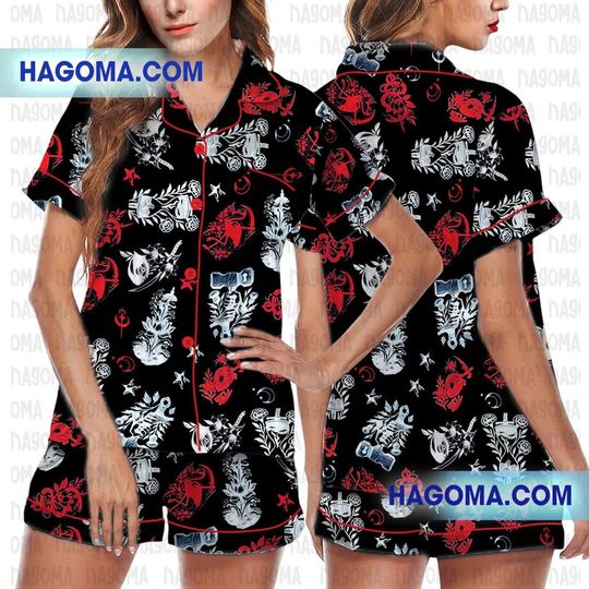 Elvis Presley Satin Pajamas Set, Presley Merch, Gift for Elvis Presley Fan, King Of Music, Memories Music