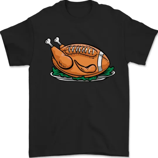 Discover USA American Football Turkey Thanksgiving Men's T-Shirt